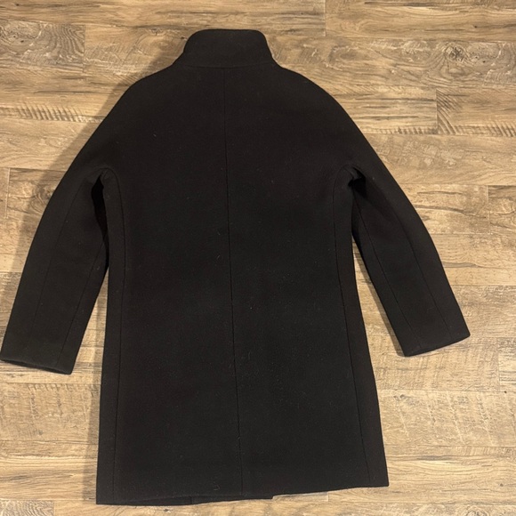 J. Crew “Italian Stadium Cloth Nello Gori” Black Coat - Size 2P - Picture 6 of 10